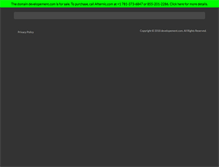Tablet Screenshot of developement.com